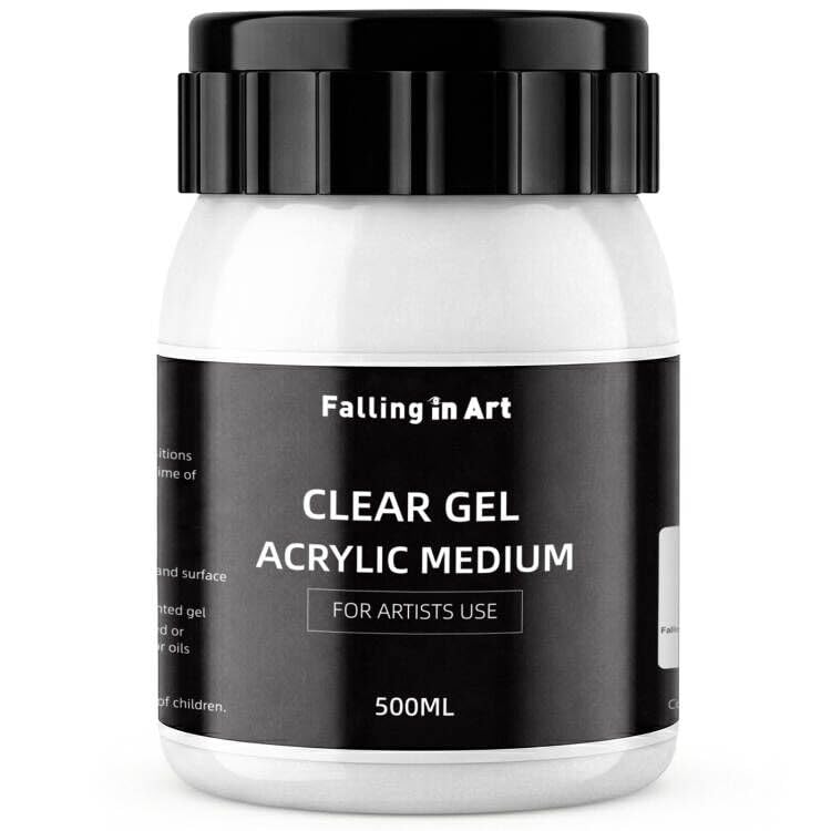 Falling in Art Clear Gel Acrylic Medium (500ML)