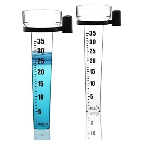 BigDean 2x Regenmesser Niederschlagsmesser Cover