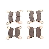 Race Driven Front and Rear Sintered Metal Severe Duty Brake Pads for Polaris Ranger RZR Razor Ace Sportsman