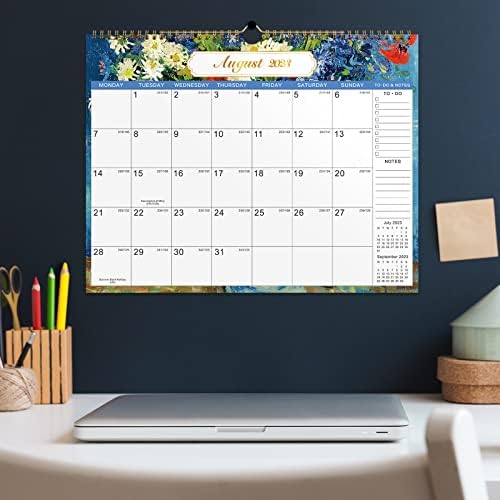 Amazon Brand - Eono 2023 Calendar, 12 Months Family Calendar from Jan. 2023 - Dec. 2023, 14.8'' x 11.5'', Perfect for Planning and Organizing Your Home and Office