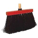 Brico-materiaux - Balai cantonnier piassava / Emmanché - 3 rangs - 25 cm - noir