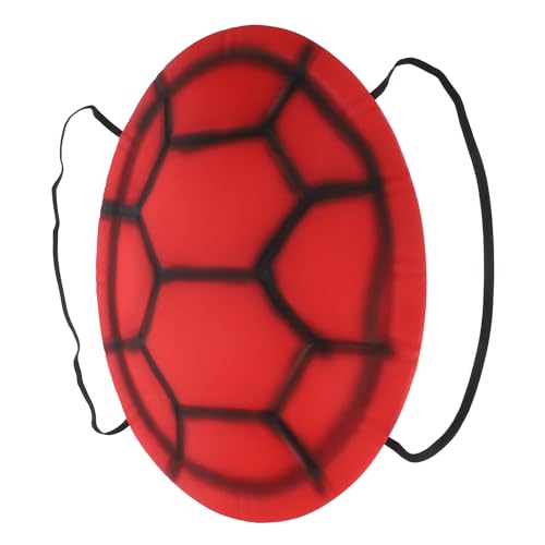 ORFOFE Disfraz Caparazón Tortuga Rojo de EVA Ligero y Cómodo para Halloween y Cosplay Accesorios para Adultos Fiestas y Carnavales
