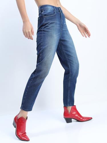 Image of Tokyo Talkies Women's Mom Fit Regular Mid-Rise Jeans Pant
