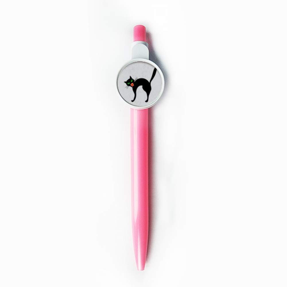 Stylo Halloween rétractable au motif de chat noir pour ensorceler vos notes de bureau