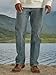 Wrangler Authentics Men's Relaxed Fit Boot Cut Jean, Tinted Mid Shade, 34W x 32L