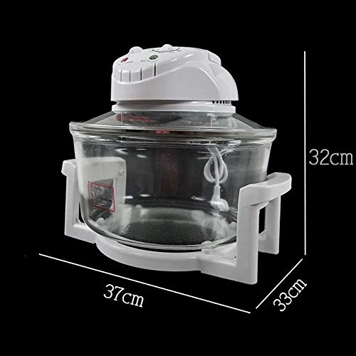 ELEdvb Elektrische Fritteuse, multifunktional, Luftfritteuse, Ofen/Dörrgerät, programmierbare Basis zum Luftfrittieren, ergonomischer Touchscreen, Größe 37 cm x 33 cm x 32 cm, für Jede Familie – Bild 3