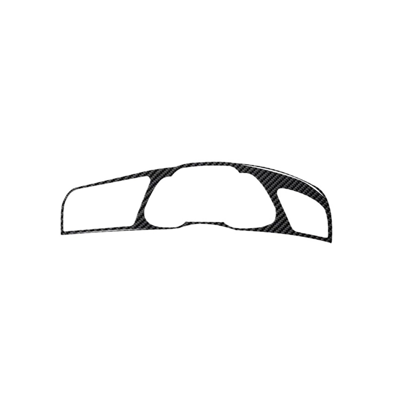 Car Interior Moulding Trim for A4 B8 2009-2016 for A5 2008-2017 for Q5 Car Dashboard Panel Speedometer Frame Navigation Surround Stickers Trim Interior Accessories(RHD)