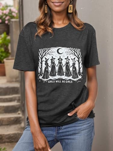Halloween Shirts Women Witch Tshirts Salem Est 1626 They Missed One Shirt Spooky Tee Tops3