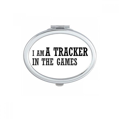 Miroir de poche tracker de jeux multicolor format compact ovale - 2