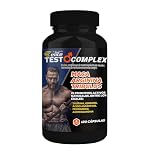 Italian Elite Testo Complex 120 Cápsulas - Fórmula con Maca 8000 mg, Tribulus, Fenogreco, Zinc, Arginina, Taurina, Ashwagandha, Vitaminas y Minerales