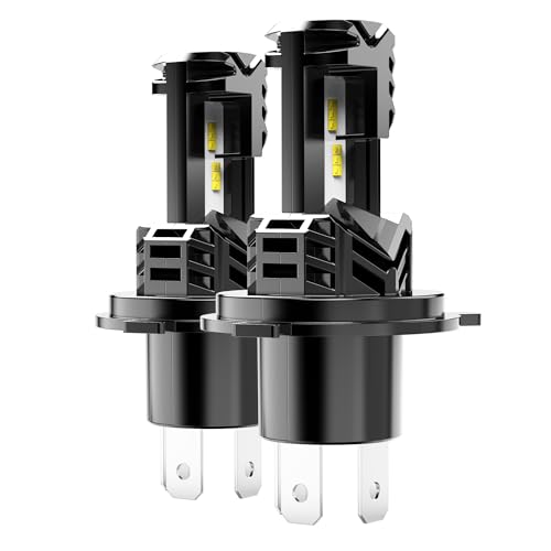 Image of BEAMTECH H /4 Fog Light Bulb, 2 Pcs | H4 Bulb, 6500K, Fanless, Stable, Fit Motorcycle