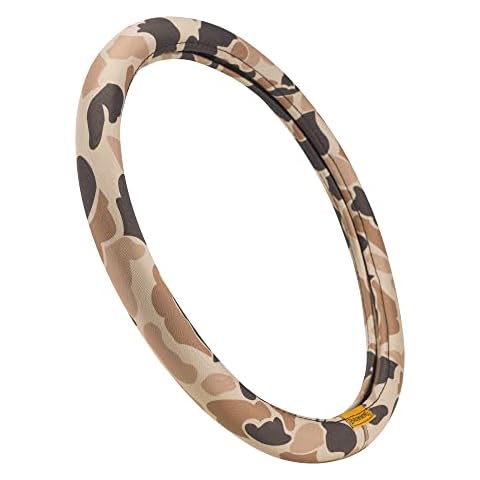 Browning Steering Wheel Covers for Car, Truck, and SUV, Durable Steering Wheel Cover Protection, Arms Co. (Tan Duck Camo) Cover