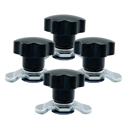 L トラック スタッド - 高耐久ボルトダウンレールフィッティング、ネジ付きスタッドラグナットタイダウン、耐久性のある滑り止め取り付け金具 |車、トラック、飛行機、ガレージ、倉庫、車両用の交換用レールパーツアクセサリー