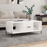 Dessus de table robuste : le dessus du bout de table robuste est parfait pour placer vos boissons, aliments et autres objets décoratifs.Porte pratique : gardez votre espace sans encombrement en cachant de petits objets essentiels derrière la porte de la table de salon.Pieds en fer : les pieds en fer ajoutent un style calme à votre intérieur tout en assurant sa stabilité.