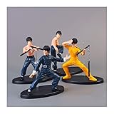 Dimensioni: circa 10 cm DDDCM XINSHENG Store 4pcs / Set Kung Fu Master Bruce Lee PVC Action Figure Collection Toys (Colore : 4pcs)
