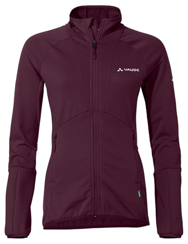 VAUDE Damen Women's Monviso Fleece Fz Jacket Ii, Cassis, 40 EU