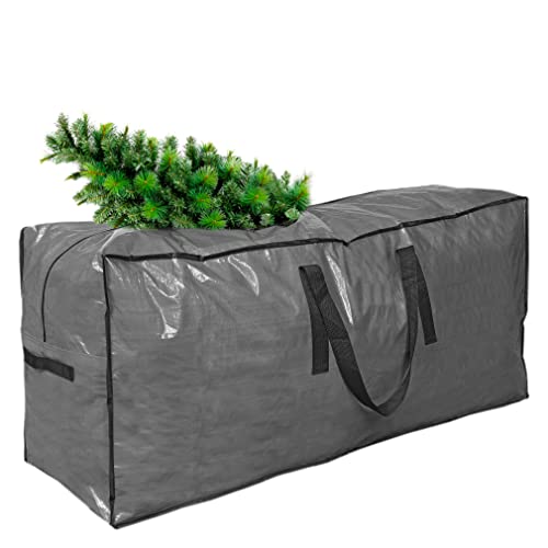 Primode Christmas Tree Storage Bag | Tall Disassembled Tree I Holiday Tree Storage Case | Protective Zippered Artificial Xmas Tree Bag (7.5Ft, Gray) #TOP17
