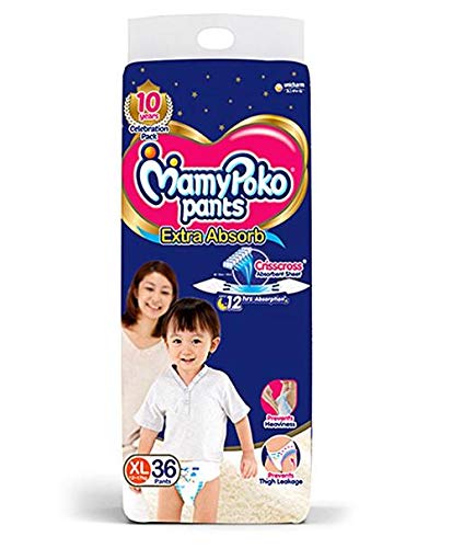 mamy poko Pants Extra Absorb (Children: XL - 36 Pieces), 200 grams
