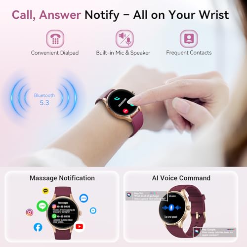 Fitpolo Smart Watch for Women, 105+ Sports Modes Fitness Tracker - image 3