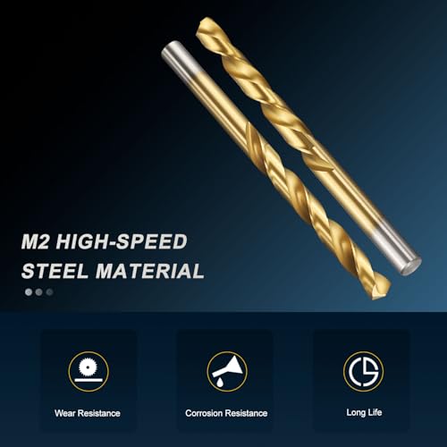 Foret de 9 mm pour acier inoxydable dur avec pointe à 135°