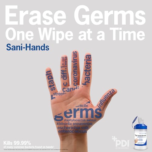 sani-hands instant hand sanitizing wipes medium canister case of 12 canisters 135 wipes per canister 1620 wipes total
