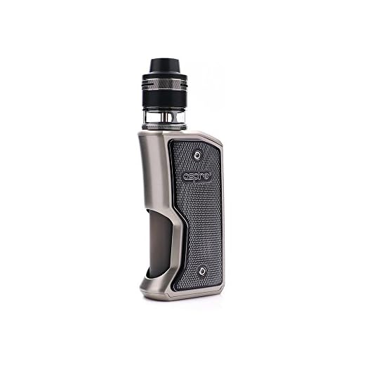 Aspire Feedlink Revvo Squonk Kit, No E Liquid, Nicotina Free (Gunmetal/Chrome)