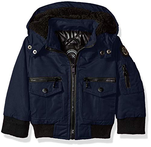 Urban Republic Baby Boys Poly Ballistic (ob-8848) Jackets, Navy, 18M
