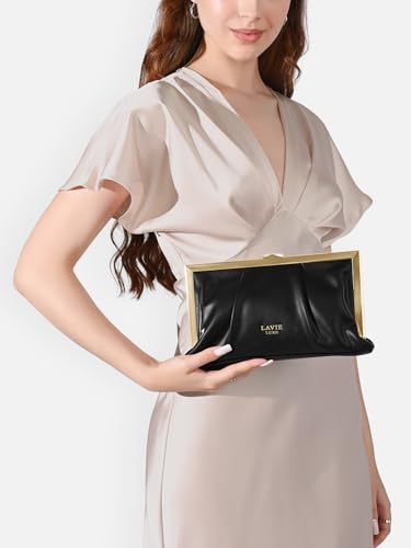 Image of Lavie Luxe Women's Pleatz25 Framed Clutch | Ladies purse | Gift For Women