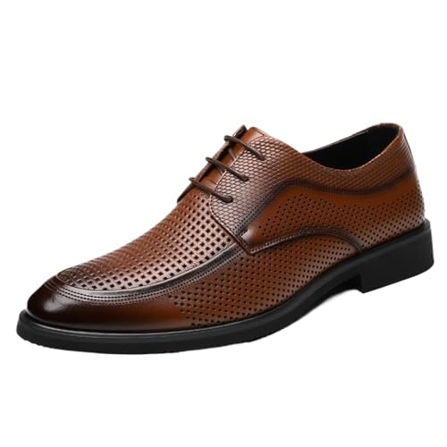 All-Match Men's Smart Shoes Breathable Dress Traditional Oxfords for Comfort
