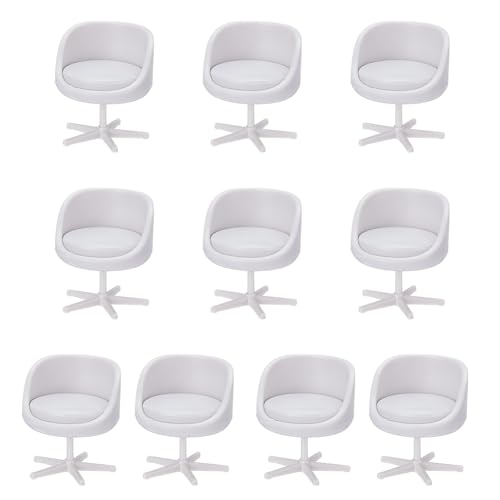 Chaise miniature pivotante 1:25 plastique accessoire diorama architecture 23x30mm
