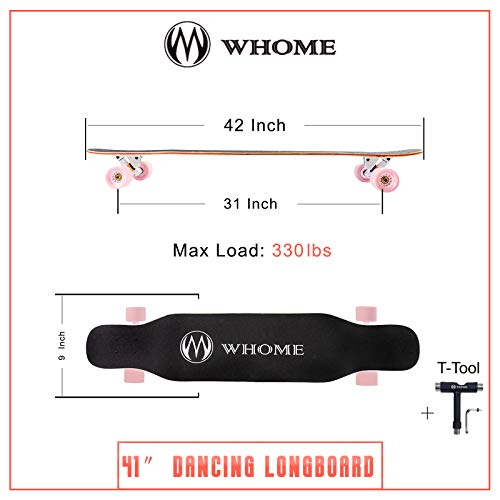 WHOME 42-Inch Freestyle Dancing Longboard
