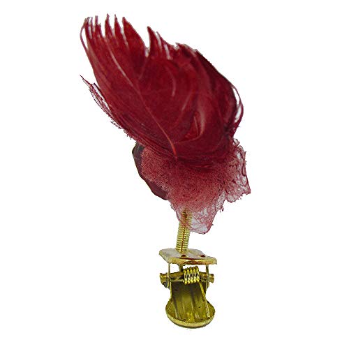 Kurt Adler 5-Piece Glass Red Clip-On Bird Ornament Set, Christmas #TOP4