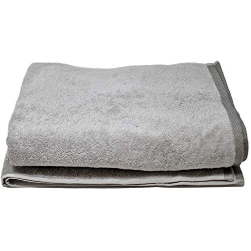 HOMELEVEL Toalla Sauna XL 180x100 cm, Gris