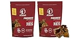 Alnut premios liofilizados de hígado de Res para Perro y Gato (2 Paquetes) para Entrenamiento de Cachorro, Salud y Calidad, Treats de 1 Solo ingrediente, Calidad Super Premium.