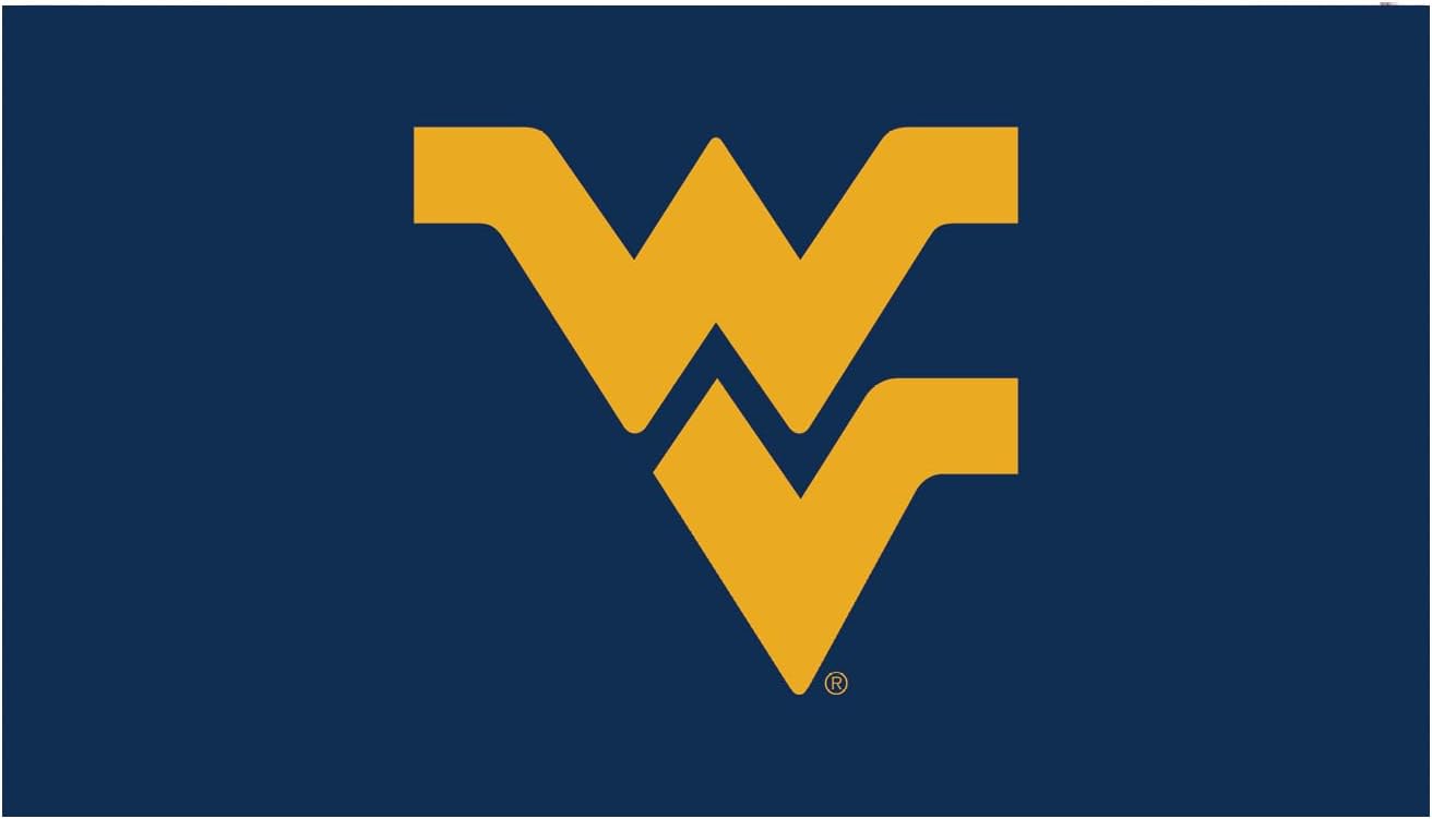 Team Sports America NCAA West Virginia University Sports Doormat | Indoor Outdoor Entrance | 28 x 16 Inches | Non-Slip Front Door Mats | Official Licensed | Sports Fans Entryway Welcome Rug
