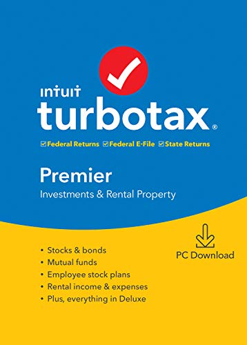 TurboTax Premier + State 2019 Tax Software [Amazon Exclusive] [PC Download]