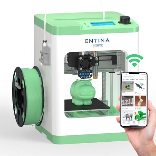 Tina2S 3D Printers with WiFi Cloud Printing, Huge Models Library, Fully Assembled, Mini 3D Printer...