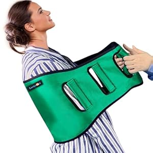 Transfer Sling for Seniors, Transfer Belt Widened Back Curve Design Sling for Movement, Transfer Boards for Bedridden Patient, Bed Assist Handle, Back Lift Belt for Patient Care (Green)