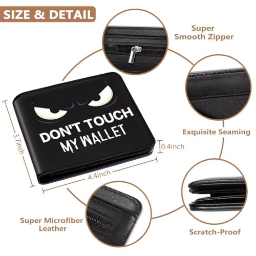 Image of Kids Wallet for Boys, Cool Wallets for Teen Son Ages 4 5 6 7 8 9 10 11 12 13 14 15 16, Leather Bifold Purse with Coin Pocket ID Window, Christmas Birthday Gift for Kid Men Boy Youth Guys