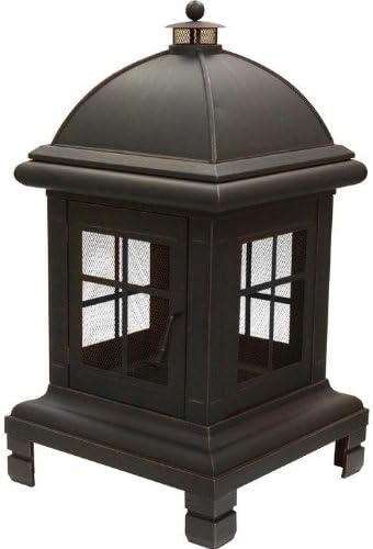 Pagoda Design Bronze Fire Pit