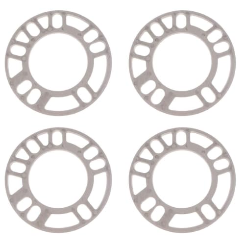 Elargisseur de voie 5mm pour auto cales de roue universelles en alliage d'aluminium x4