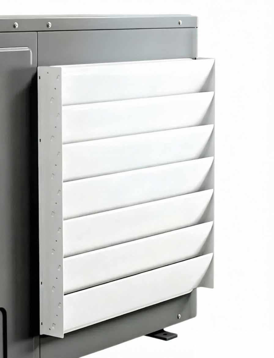 Copertura guida Wind for condizionatore d'aria diviso, deflettore deflettore del condensatore CA(50x50cm-19.7x19.7in)