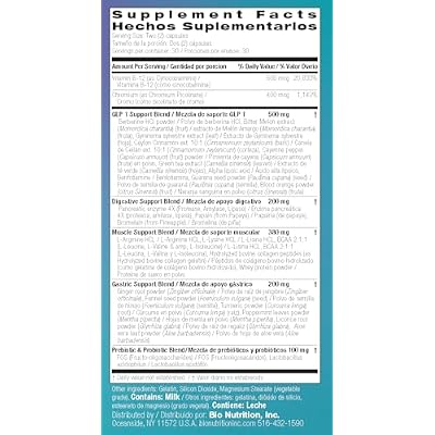 Bio Nutrition GLP-1 Wellness Support 60 Capsules