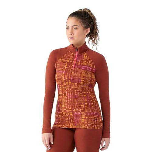 Smartwool Women’s Base Layer Top - Merino 250 Wool Active 1/4 Zip Outerwear