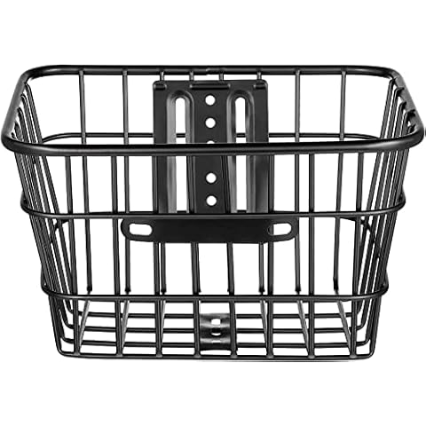 Bike Basket, Bike Basket Cargo Net, Waterproof Metal Wire Bicycle Basket Fits to Most Front Bike Racks Cover
