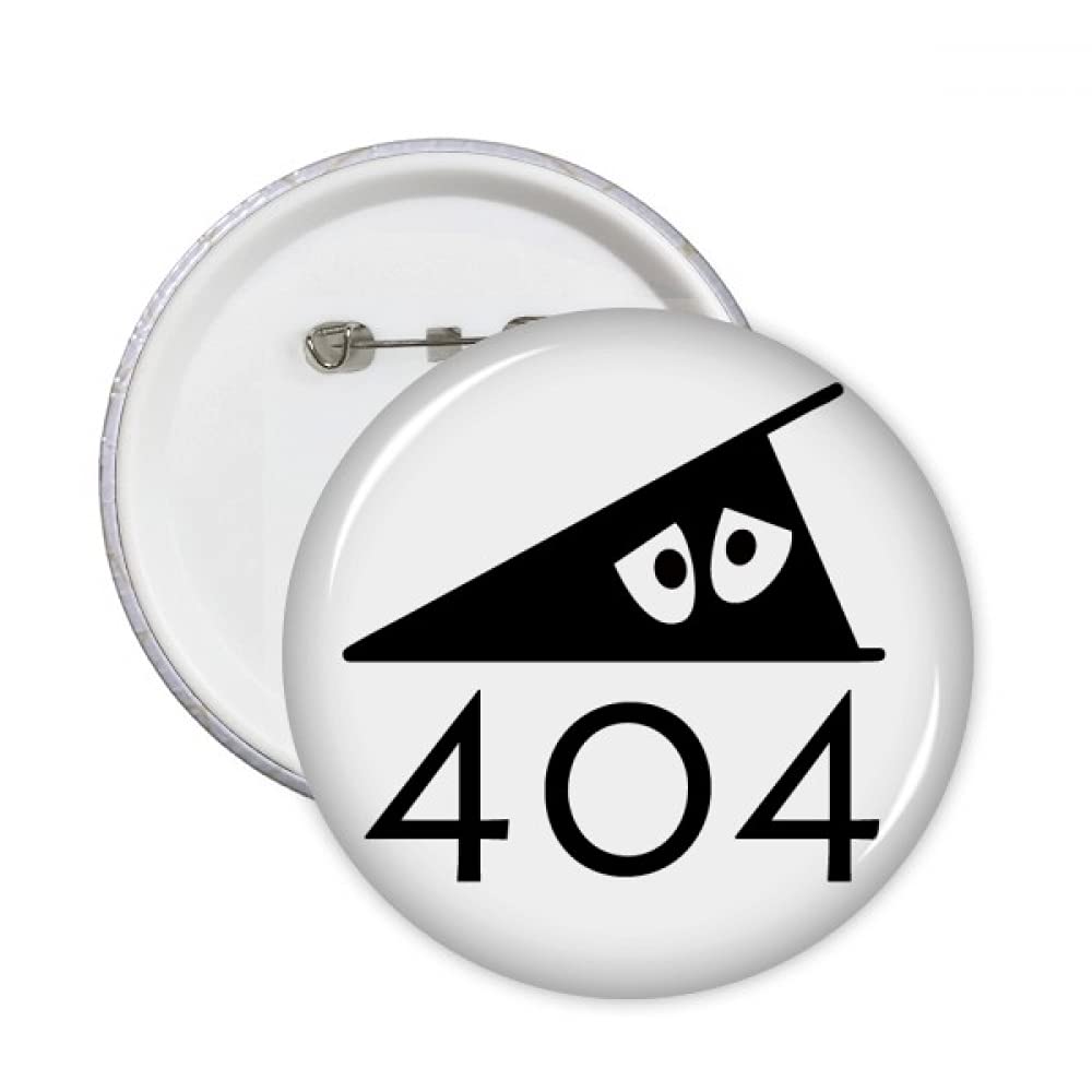 Loss Eye Observation Judgment Pins Badge Button Emblem Accessory Decoration 5pcs