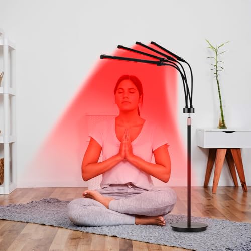 Infrared Light Therapy Lamp with Adjustable Brightness