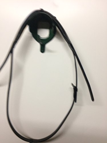 gs.-sports Soft weiches Kopf.- Genickstück für Trensen flexibel an den Ohren sowie anatomisch als Tunnel gepolstert (Full/Warmblut, schwarz/schwarz/silberfarbene Schnallen) Cover