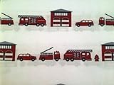 Charles Street Kids Collection Twin Sheet Set - Ryan Fire Truck on White