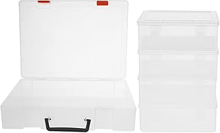 VICASKY 1 Set Photo Storage Box Portable Storage Box Christmas Gift Photo Classified case Storage Box Jewelry Storage Organizer jewelery Organizer Jewelry Organizer case Big Box